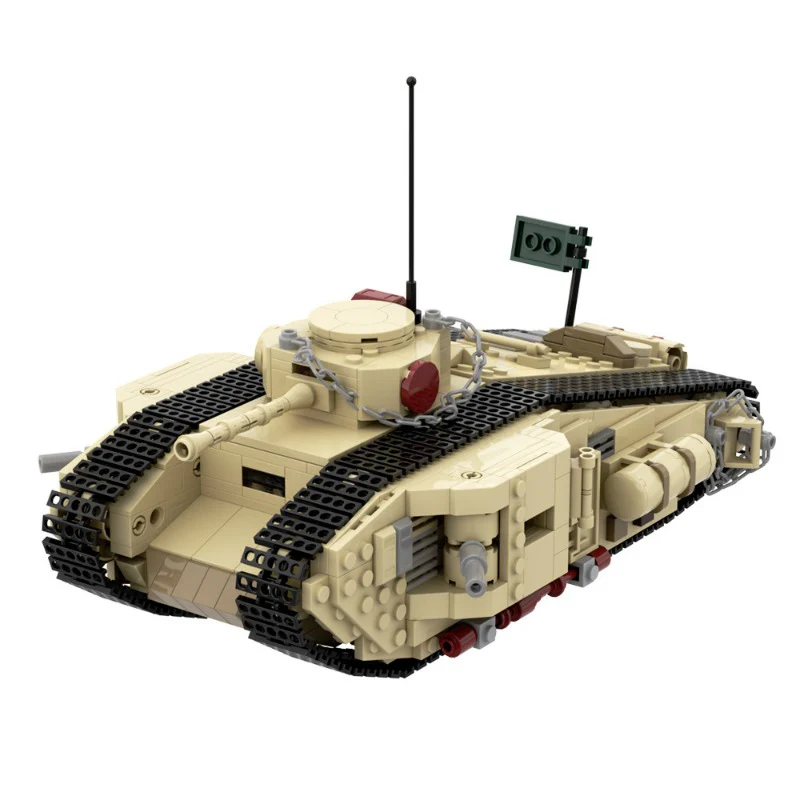 (Gobricks version) 800pcs+ MOC Raiders of the Lost Ark 3 Tank LEGO Compatible - Image 2