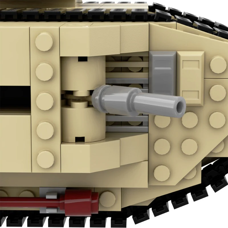 (Gobricks version) 800pcs+ MOC Raiders of the Lost Ark 3 Tank LEGO Compatible - Image 8