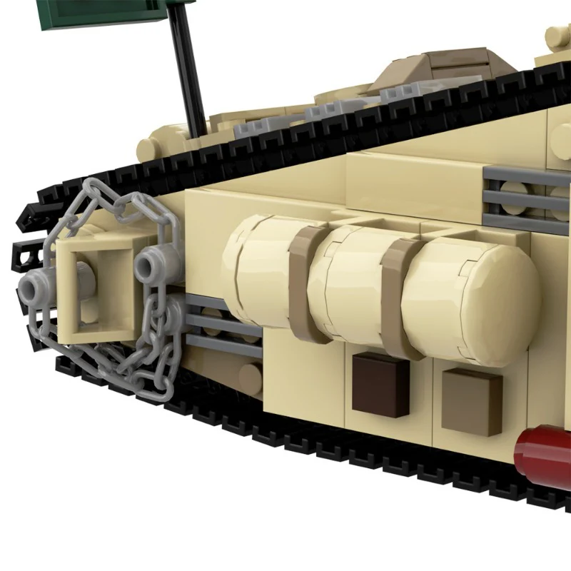 (Gobricks version) 800pcs+ MOC Raiders of the Lost Ark 3 Tank LEGO Compatible - Image 9