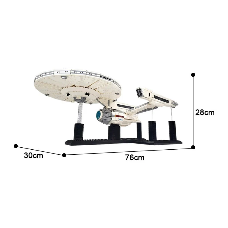 (Gobricks version) 800pcs MOC star trek——Enterprise - Image 4