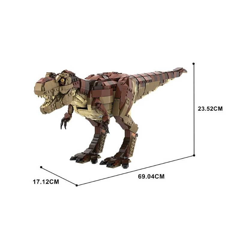 (Gobricks version) 1508pcs MOC T. Rex Redesign 75936 LEGO Compatible - Image 4