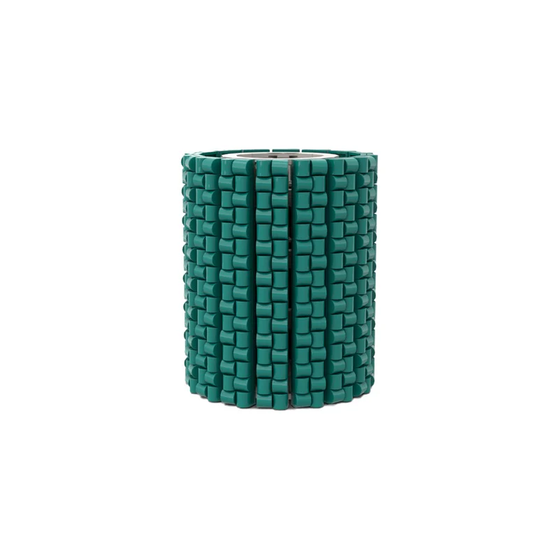 (Gobricks version) 825PCS MOC-182078 Small and Round Turquoise Flower Vase - Image 2