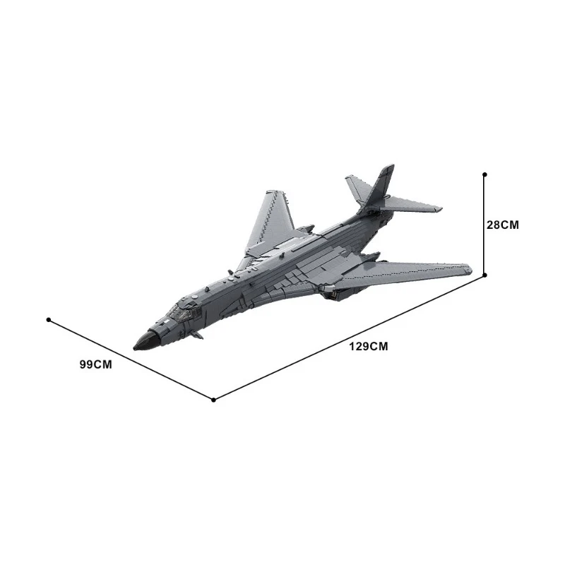 (Gobricks version) 8355 pcs MOC-163732 Rockwell B-1 Lancer - Image 4