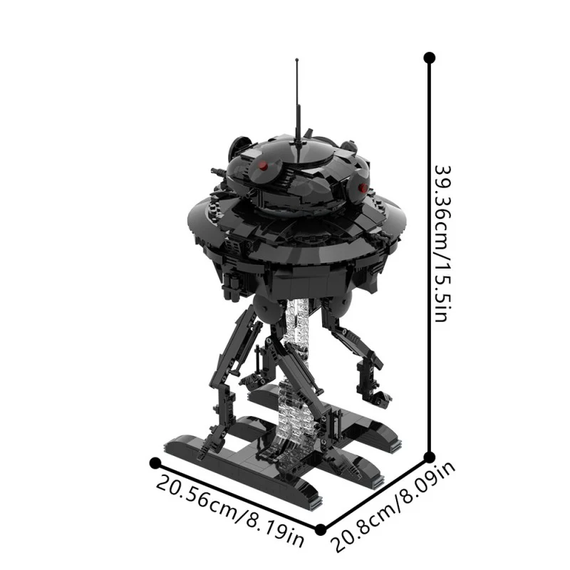 (Gobricks version) 835pcs MOC Imperial Probe Droid - UCS Scale - Image 7