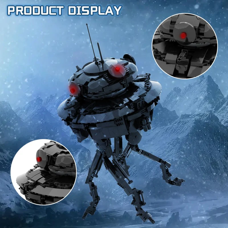 (Gobricks version) 835pcs MOC Imperial Probe Droid - UCS Scale - Image 8