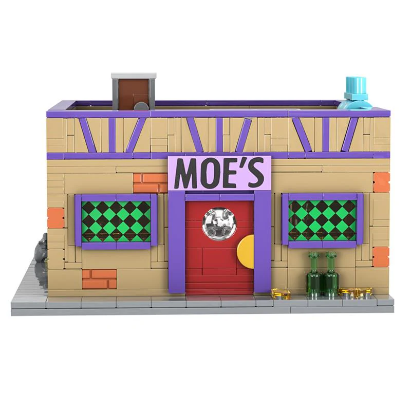 (Gobricks version) 840pcs MOC-152941 Modular Moe's Tavern - Image 2