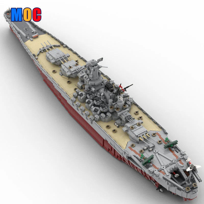 (Gobricks version) 8717pcs  MOC-37260 IJN Yamato 1:200 - Image 3
