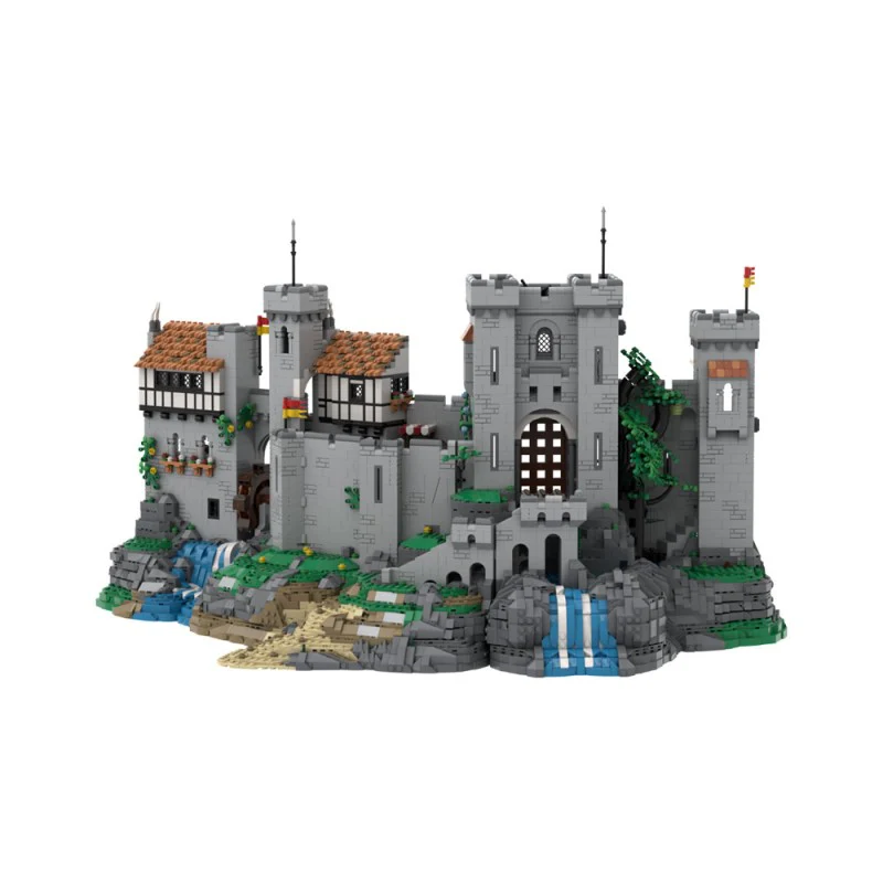 (Gobricks version) 8812PCS MOC-198048 Lion Knight's Castle (BASE UPGRADE) - OPEN CASTLE DESIGN - Image 2