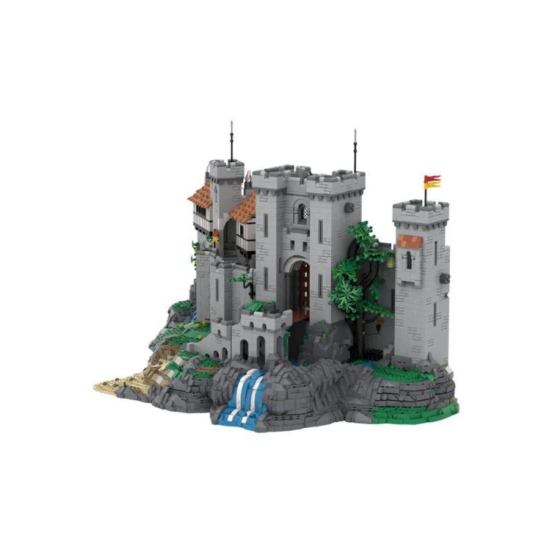 (Gobricks version) 8812PCS MOC-198048 Lion Knight's Castle (BASE UPGRADE) - OPEN CASTLE DESIGN - Image 3