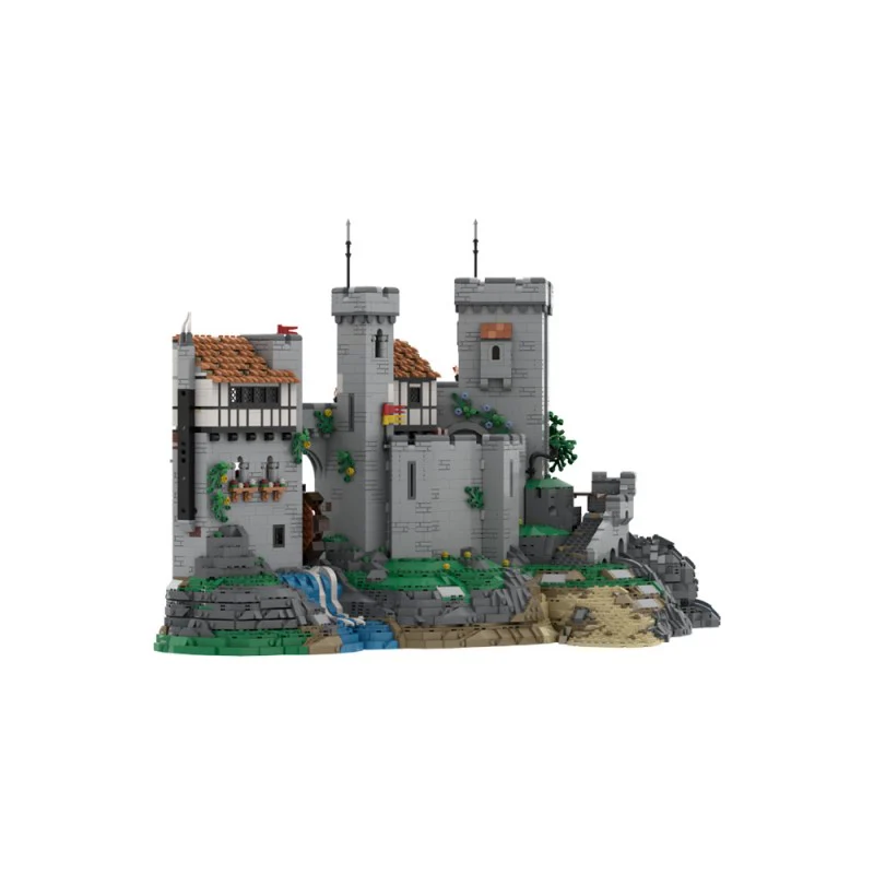 (Gobricks version) 8812PCS MOC-198048 Lion Knight's Castle (BASE UPGRADE) - OPEN CASTLE DESIGN - Image 5