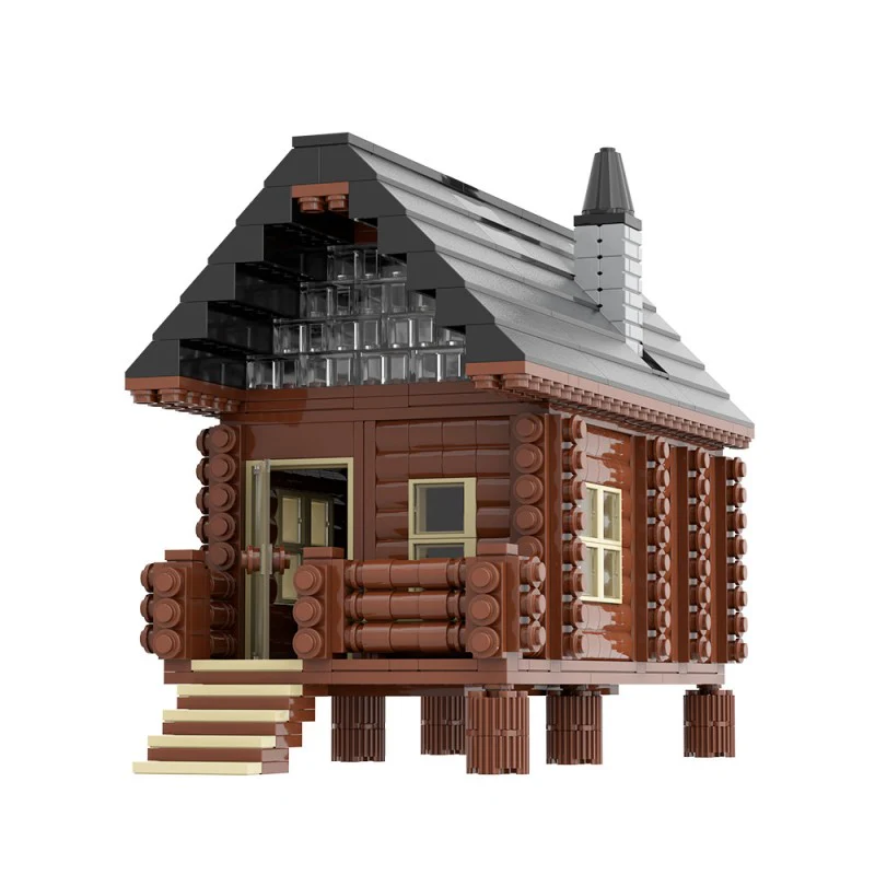 (Gobricks version) 898pcs MOC Wood Cabin - Image 2