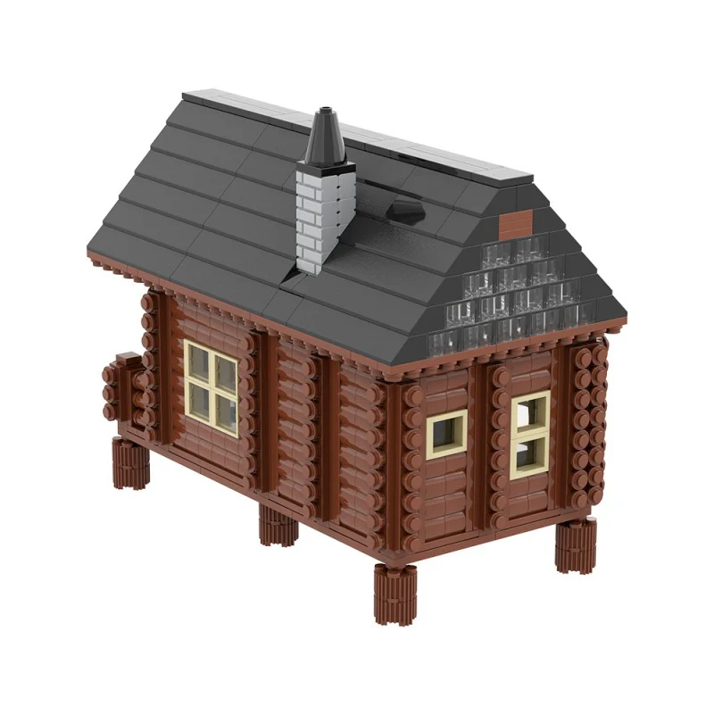 (Gobricks version) 898pcs MOC Wood Cabin - Image 5