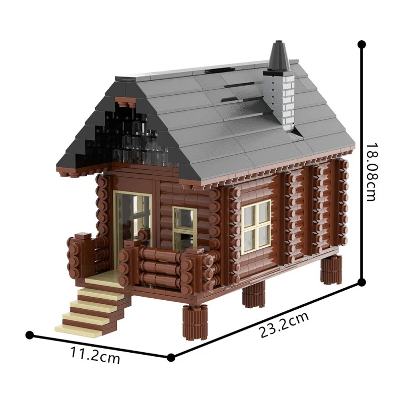 (Gobricks version) 898pcs MOC Wood Cabin - Image 6