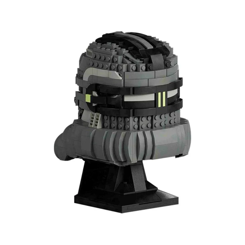 (Gobricks version) 900pcs MOC-144442  Bad Batch Helmet - ECHO - Image 3