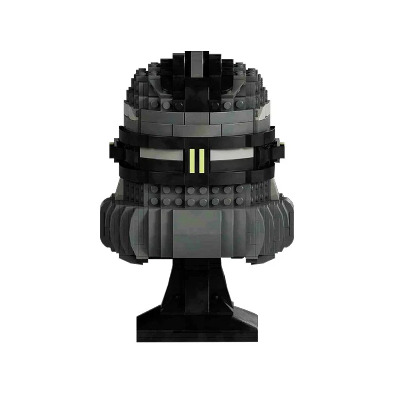 (Gobricks version) 900pcs MOC-144442  Bad Batch Helmet - ECHO - Image 4