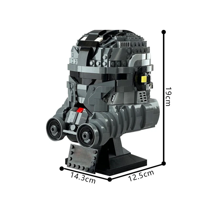 (Gobricks version) 900pcs MOC-144442  Bad Batch Helmet - ECHO - Image 5