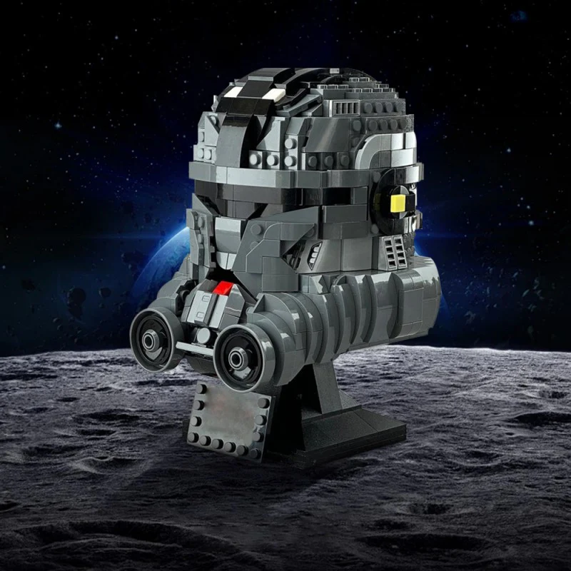 (Gobricks version) 900pcs MOC-144442  Bad Batch Helmet - ECHO - Image 7