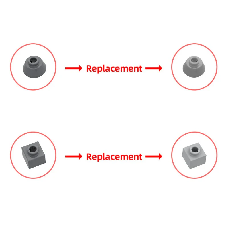 (Gobricks version) 900pcs MOC-144442  Bad Batch Helmet - ECHO - Image 8