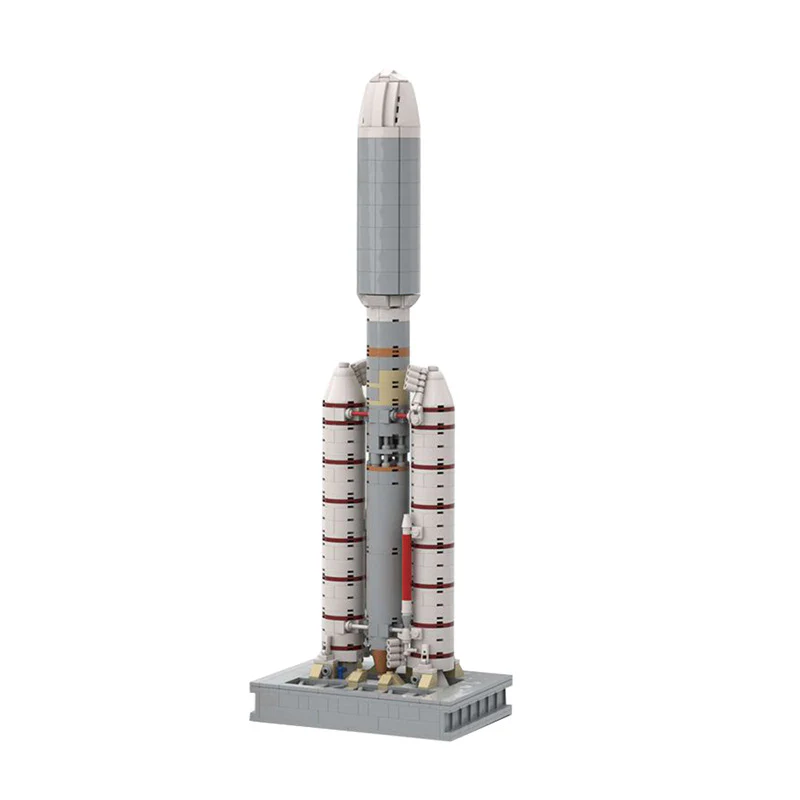 (Gobricks version) 909PCS MOC-61281 Titan III E-Centaur Rocket - Image 3