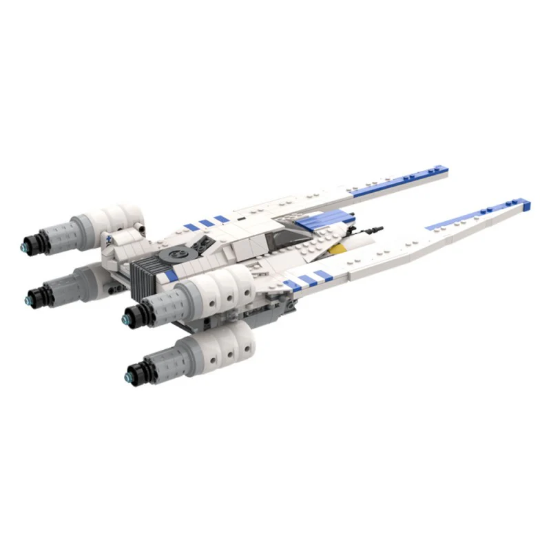 (Gobricks version) 916pcs MOC-218615 Andor's White U Wing (2.0 Update) - Image 3