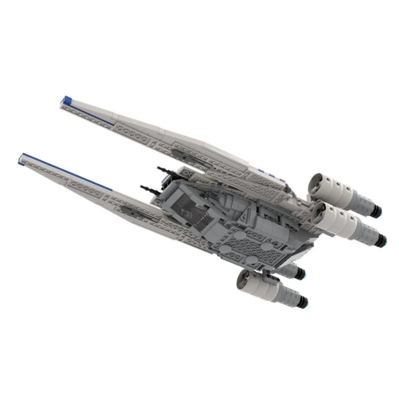 (Gobricks version) 916pcs MOC-218615 Andor's White U Wing (2.0 Update) - Image 4