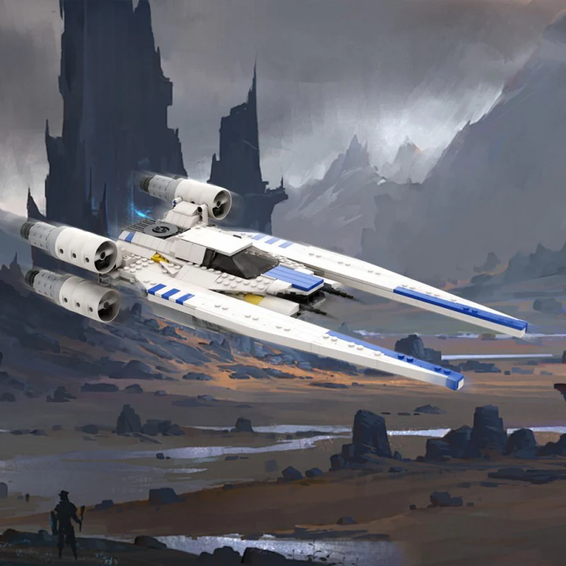 (Gobricks version) 916pcs MOC-218615 Andor's White U Wing (2.0 Update) - Image 8