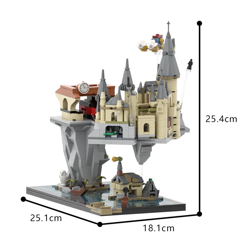 (Gobricks version) 920PCS Harry Potter - Hogwarts Castle of Witchcraft and Wizardry - Image 9
