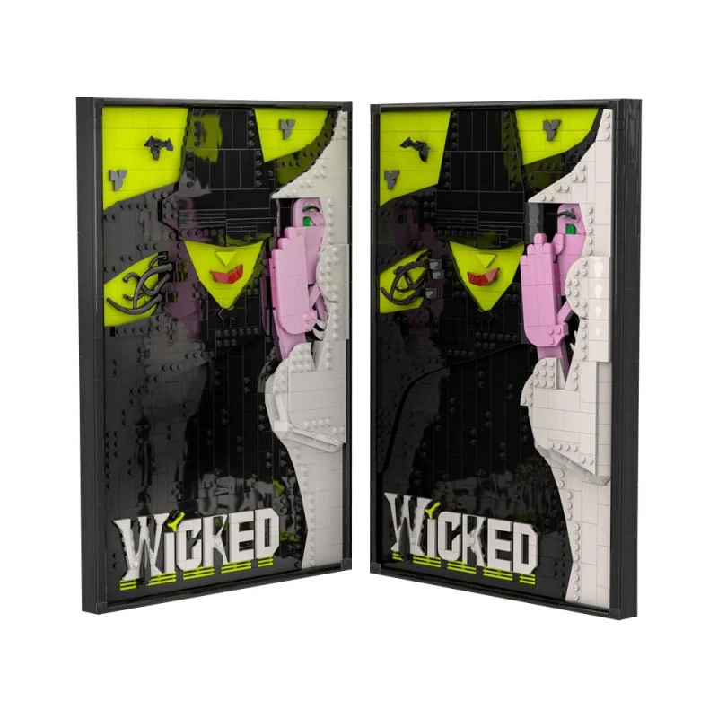 (Gobricks version) 928pcs MOC-202432 Wicked Poster - Image 2