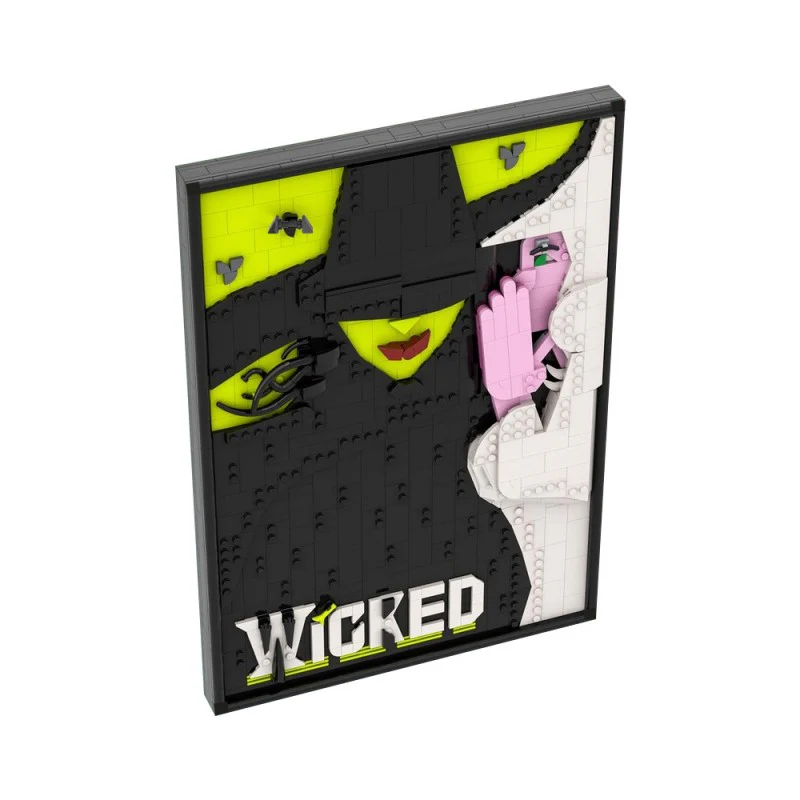 (Gobricks version) 928pcs MOC-202432 Wicked Poster - Image 3