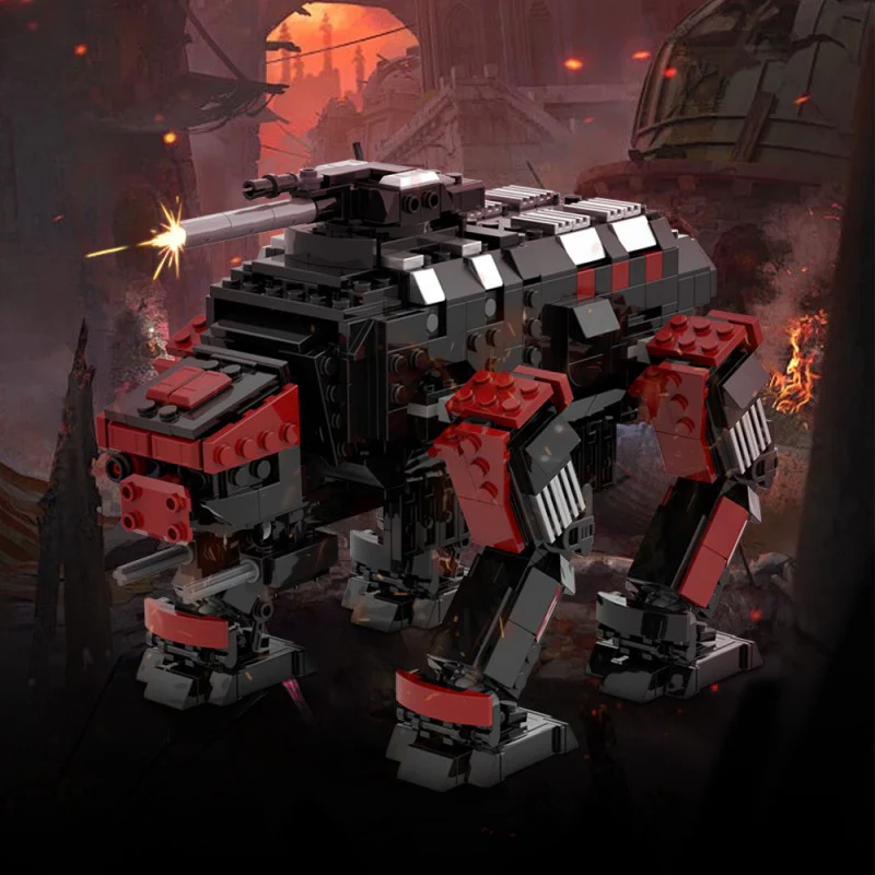(Gobricks version) 931pcs MOC-179900 Helldivers 2 - Automaton Factory Strider - Image 10