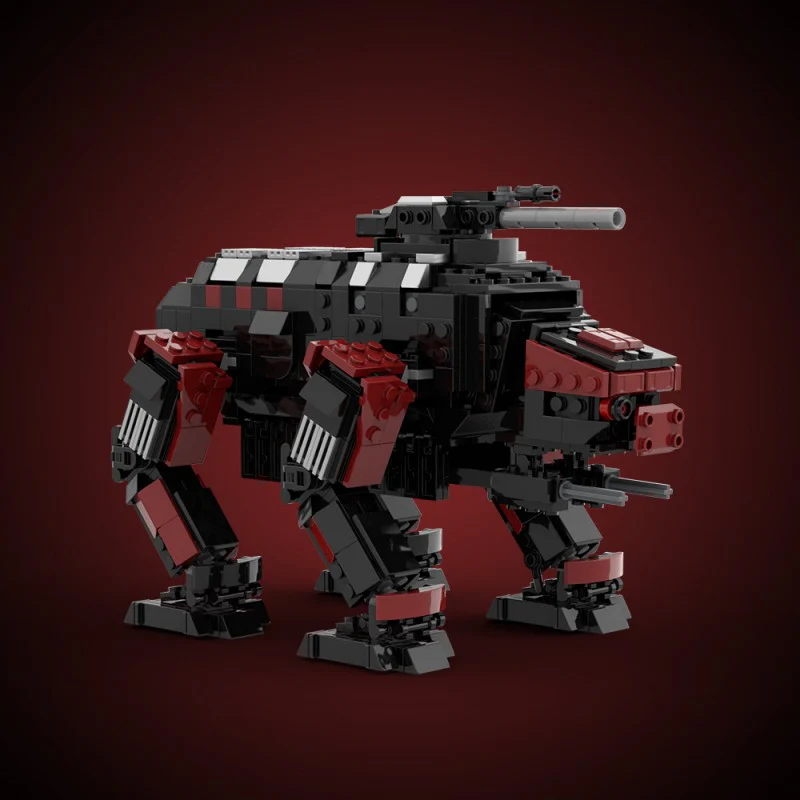 (Gobricks version) 931pcs MOC-179900 Helldivers 2 - Automaton Factory Strider - Image 11