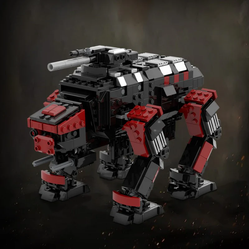 (Gobricks version) 931pcs MOC-179900 Helldivers 2 - Automaton Factory Strider - Image 9