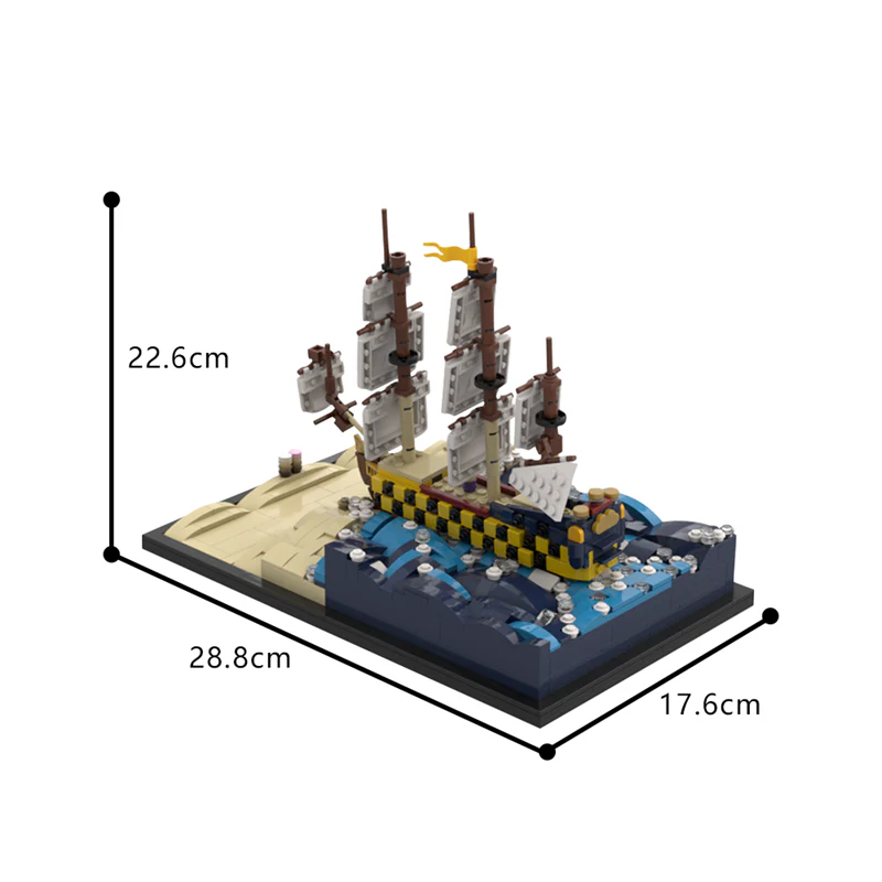 (Gobricks version) 933PCS MOC-184284 The Unicorn breaches through the dunes - Image 8