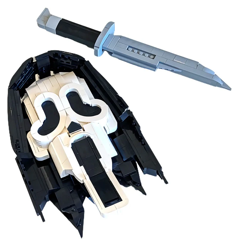 (Gobricks version) 93PCS MOC-168525 Scream Movie Ghostface Knife Buck 120 - Image 2