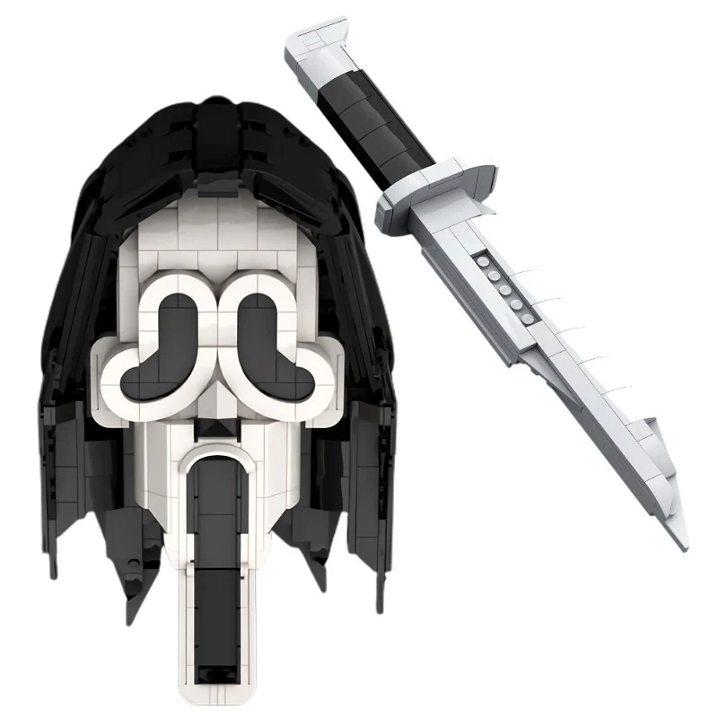 (Gobricks version) 93PCS MOC-168525 Scream Movie Ghostface Knife Buck 120 - Image 4