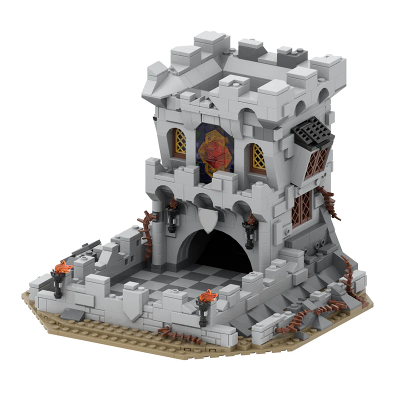 (Gobricks version) 952PCS MOC-184932 Tiamat's Dice Tower - Tower - Image 2