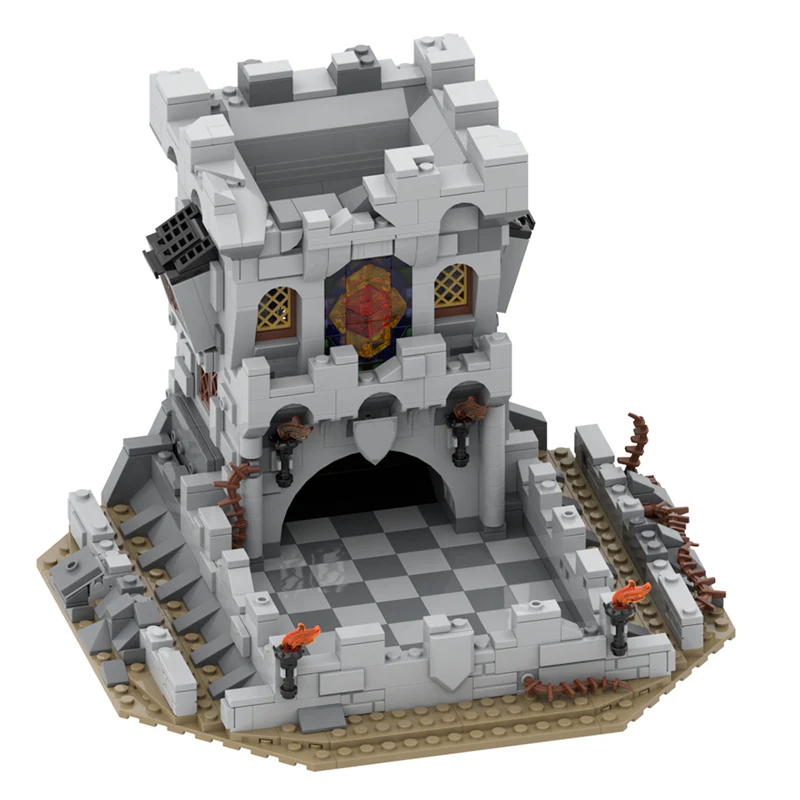 (Gobricks version) 952PCS MOC-184932 Tiamat's Dice Tower - Tower - Image 6