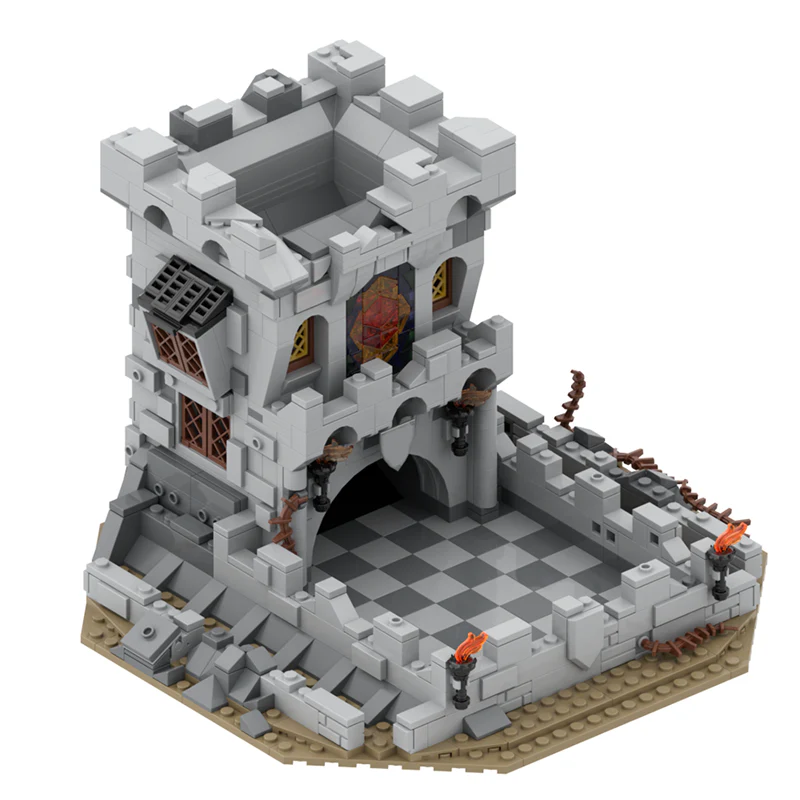 (Gobricks version) 952PCS MOC-184932 Tiamat's Dice Tower - Tower - Image 7