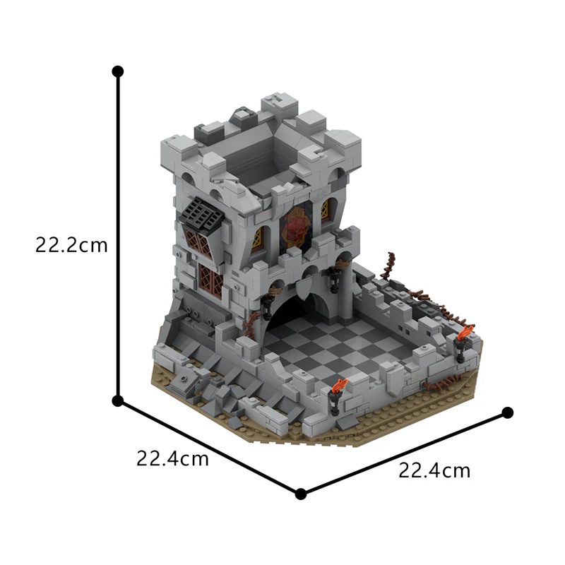 (Gobricks version) 952PCS MOC-184932 Tiamat's Dice Tower - Tower - Image 9