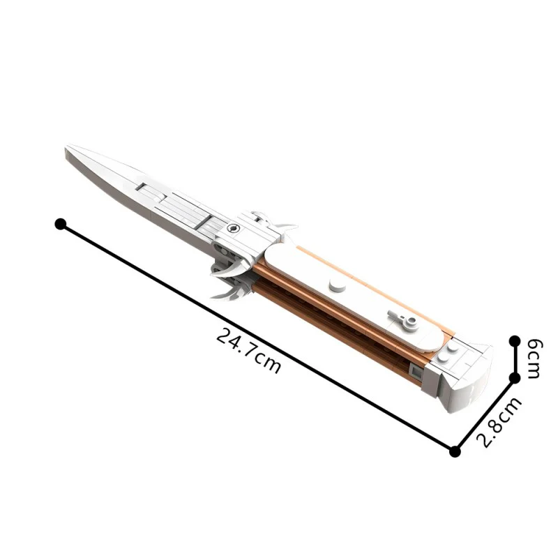 (Gobricks version) 95pcs MOC-215280 The Last of Us: Ellie's Switchblade - Image 3