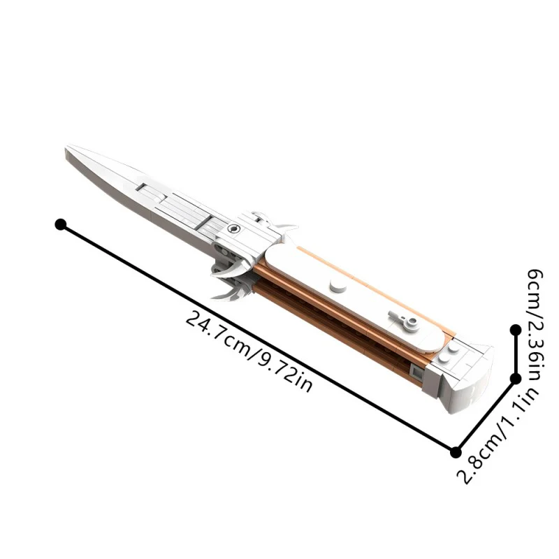(Gobricks version) 95pcs MOC-215280 The Last of Us: Ellie's Switchblade - Image 4
