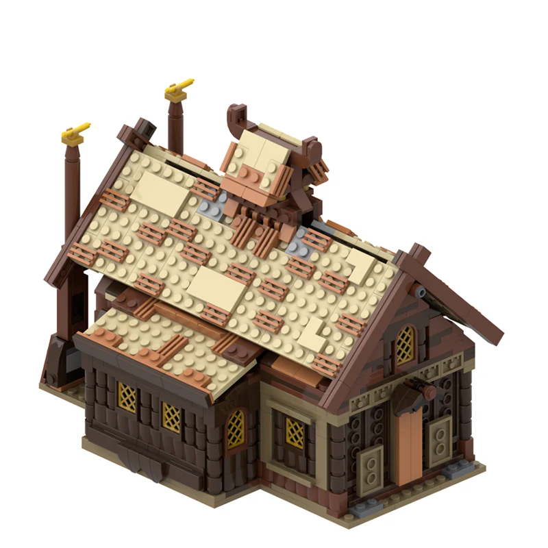 (Gobricks version) 960PCS MOC-186205 Meduseld from Lord of The Rings - Image 10