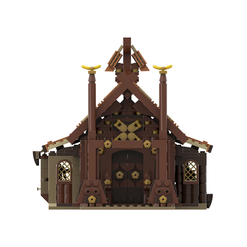 (Gobricks version) 960PCS MOC-186205 Meduseld from Lord of The Rings - Image 5