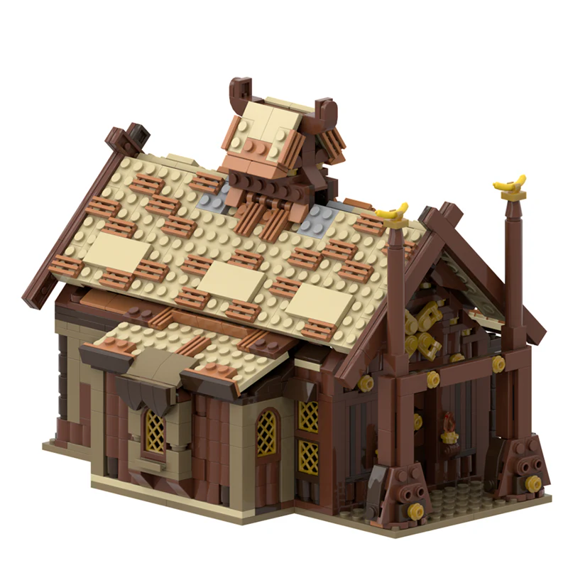 (Gobricks version) 960PCS MOC-186205 Meduseld from Lord of The Rings - Image 7