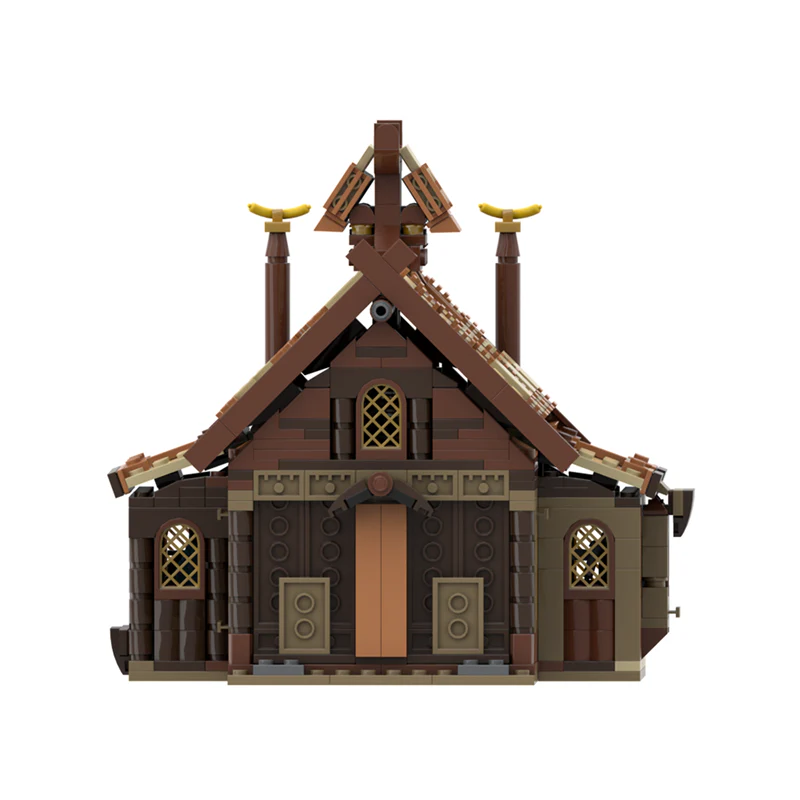 (Gobricks version) 960PCS MOC-186205 Meduseld from Lord of The Rings - Image 8