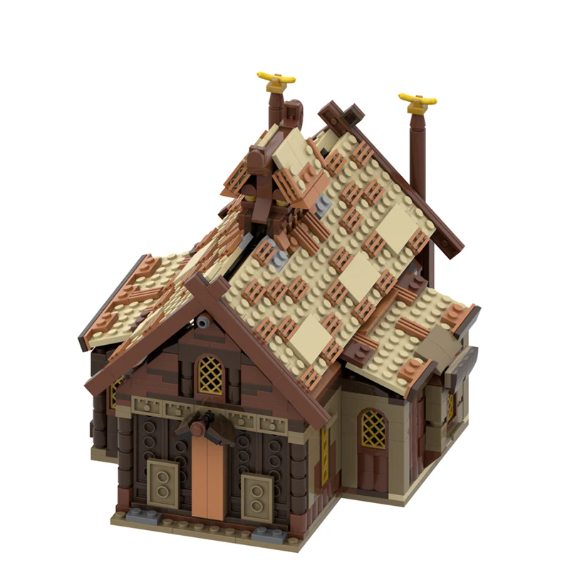 (Gobricks version) 960PCS MOC-186205 Meduseld from Lord of The Rings - Image 9
