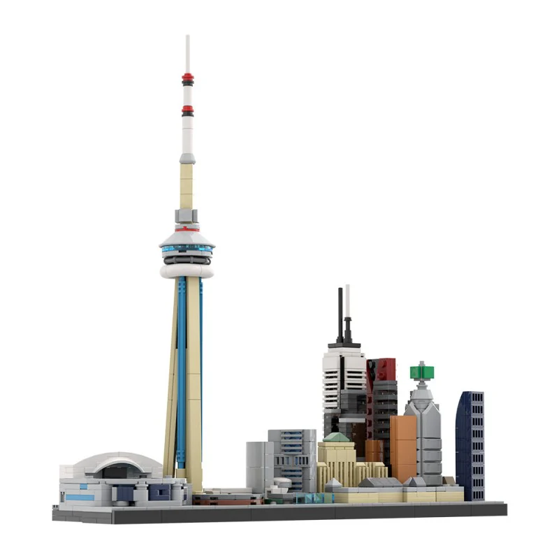 (Gobricks version) 970pcs MOC-220320 City of Toronto Skyline - Image 2