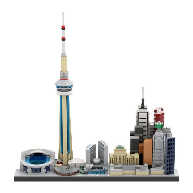 (Gobricks version) 970pcs MOC-220320 City of Toronto Skyline - Image 3