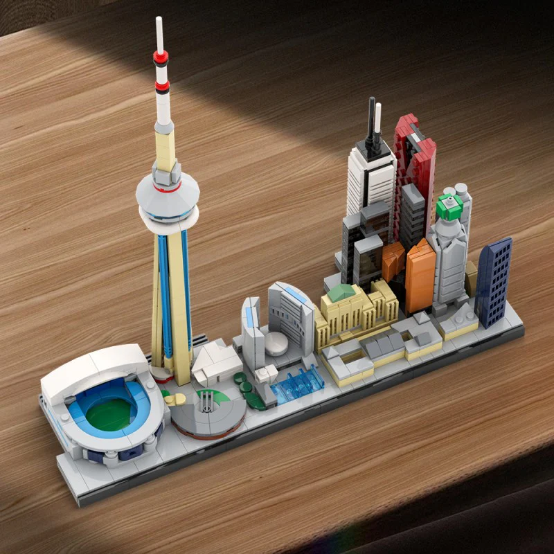 (Gobricks version) 970pcs MOC-220320 City of Toronto Skyline - Image 9