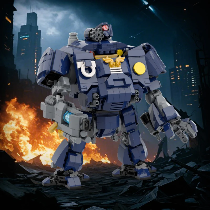 (Gobricks version) 972pcs MOC-214638 Ultramarines Redemptor Dreadnought - Image 10